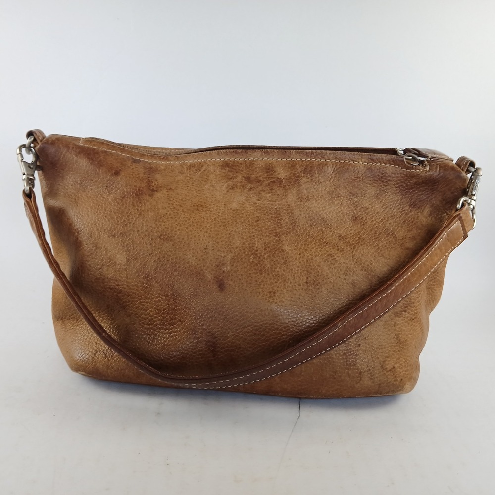 Tignanello Camel Brown Genuine Leather Purse Soft Shoulder Bag